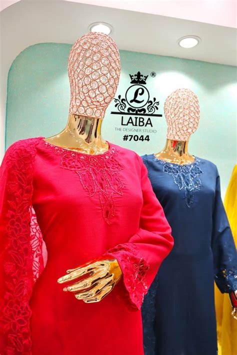 Laiba Am 7044 Viscose Slub Ready Made Pakistani Collection