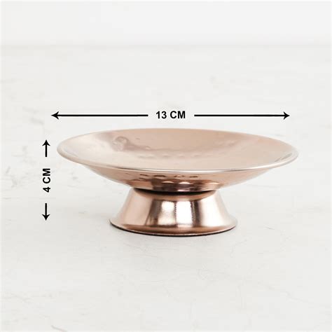 Buy Homespun Gold Freestanding Metal Soap Dish from Home Centre at just ...