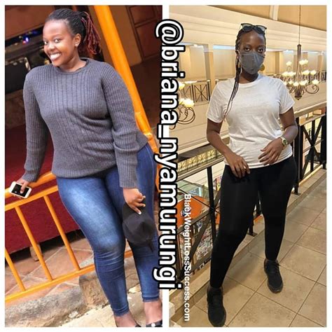Briana lost 22kg/48 pounds | Black Weight Loss Success