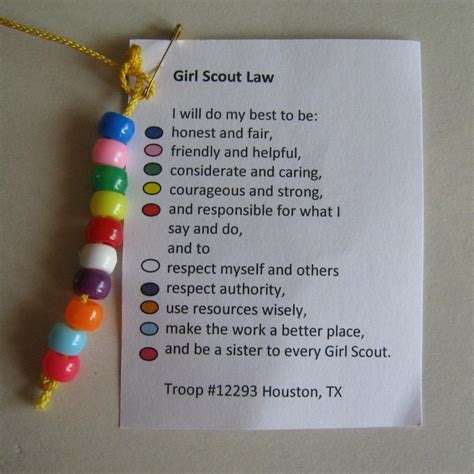 Free Printable Girl Scout Swaps Instructions