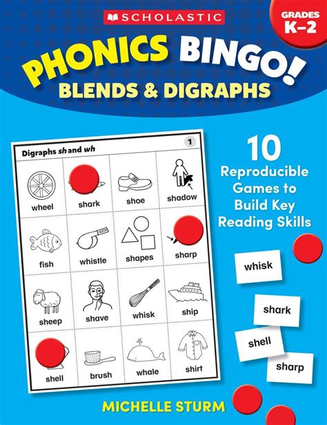 Buy Phonics Bingo: Blends & Digraphs: 10 Reproducible Games to Build ...