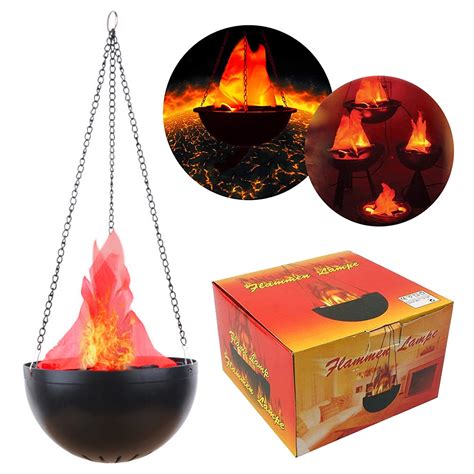 Buy YANGVVIA 3D Fake Fire Light, Hanging Flame Light, Artificial LED ...