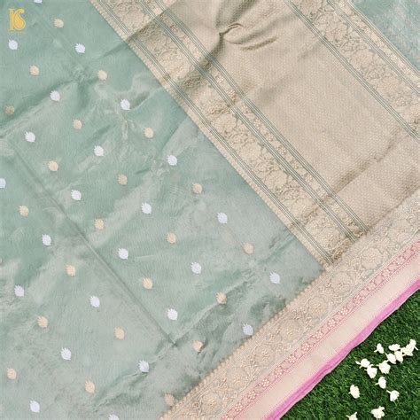 Rekha - Pure Tissue Silk Handwoven Banarasi Saree – Khinkhwab