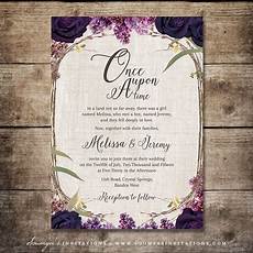 Fairytale Invitations Wedding by Enchanted Forest Wedding Invitation Purple Wedding Fairytale Invitations Wedding