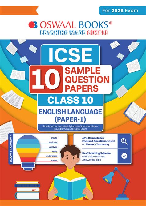 ICSE Class 10 Sample Question Papers | For Board Exams 2026 – Oswaal Books
