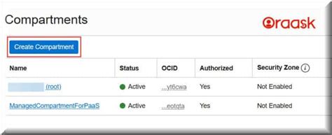 Terraform Create OCI Compartment 的图像结果