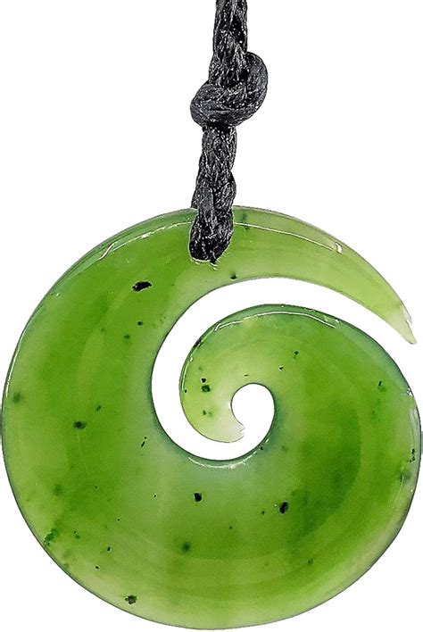 New Zealand Maori Inspired Jade Greenstone Open Koru India | Ubuy