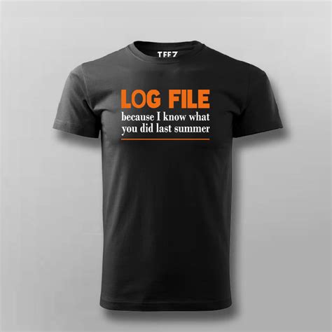 Log File Essentials Men's T-Shirt - Debugging Life - TEEZ.in