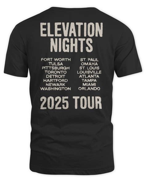 Elevation Worship Merch Elevation Nights Tour 2025 T-Shirt