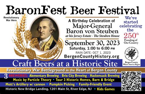Bergen County Historical Society: Baronfest at Historic New Bridge Landing