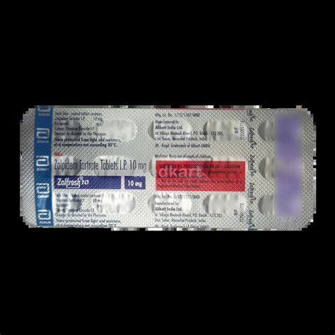 ZOLFRESH 10MG TABLET 15'S Price, Uses, Side Effects & Substitutes | Medkart