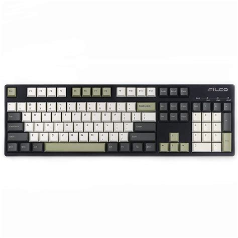 Buy 169 Keys Double Keycaps Cherry Profile ANSI/ISO Layout for MX ...