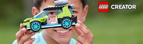 LEGO Creator 3in1 Rocket Rally Car Building Blocks for Kids 7 to 12 ...
