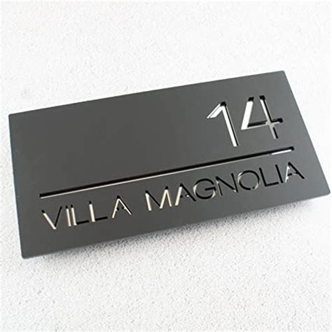 MustHome | Name plate for home entrance | Name plate | Acrylic Laser ...