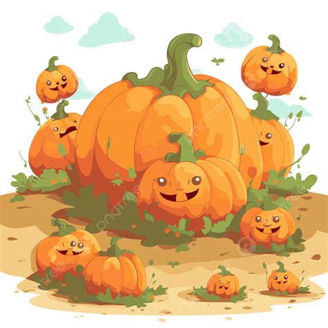 Cute Pumpkin Patch Clipart