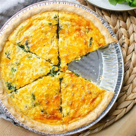 Quiche Florentine with Fresh Spinach | Living Lou