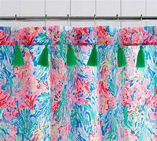 Pulitzer Shower Curtain by Lilly Pulitzer Fan Sea Print Shower Curtain Pulitzer Shower Curtain