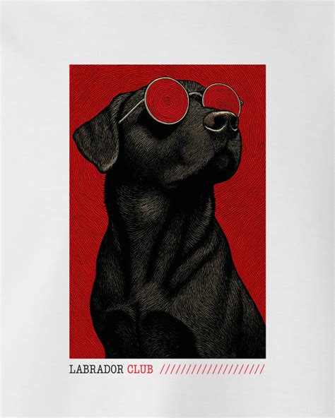 Labrador Club Oversized T-Shirt | Cool Dog Tee – Happy Pet Shop