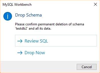 Image result for Using MySQL Drop Database