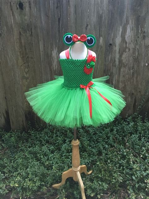 Frog Tutu Dress - Frog Tutu - Halloween Costume - Girls Dress up ...