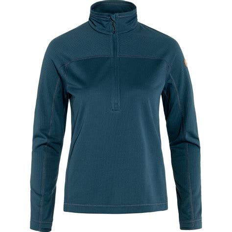 Abisko Lite Fleece Half Zip W | 登山外套 | 外套 | 女款服飾 | Fjallraven Taiwan