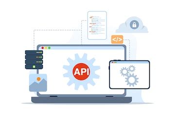 Vector illustration of api application programming interface concept of ...