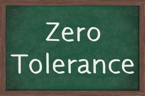 zero tolerance quotes