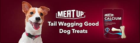 Buy Meat Up Dog Treats Chew Bones, Calcium Flavor 230G (Buy 1 Get 1 ...