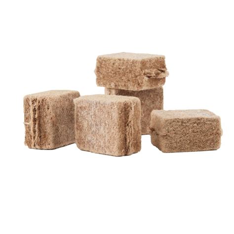 Fire & Flavor 72pc Biomass Fire Starters - All Natural Wood Fiber ...