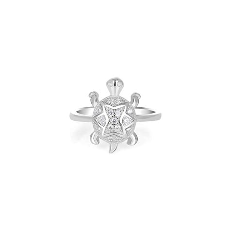 Classic Tortoise Silver Ring- Touch925 Silver Jewellery