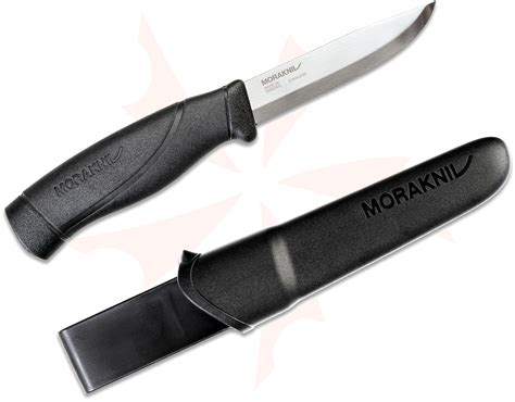 Morakniv Mora of Sweden Black Heavy-Duty Companion Knife 4.1" Stainless ...