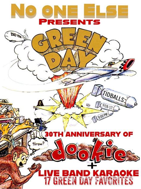 30 YEARS OF DOOKIE - a special night with No One Else, Tidball's ...