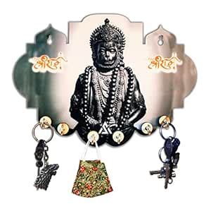 Shiva Arts Hanuman Designer Wood Key Holder : Amazon.in: Home & Kitchen