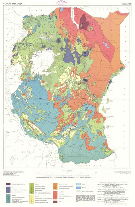 Vegetation Map Of Africa A Geographical Analysis Of Sub Saharan Africa
