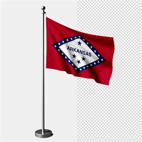 Usa arkansas flag | Premium PSD