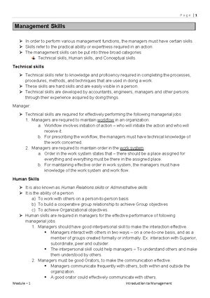 Notes management - Principles Of Management & Communication - AKTU ...