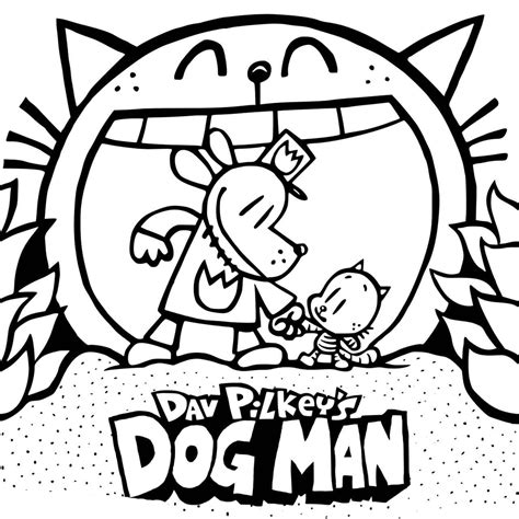 Dog Man Coloring Pages | Free Coloring Pages