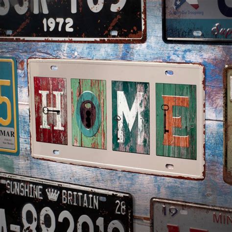 Number Plates wall sign - Home — eazy wagon