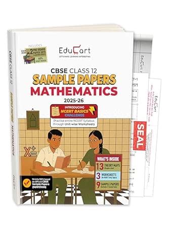 Educart CBSE Sample Paper Class 12 2025-26 – Mathematics (Based on ...