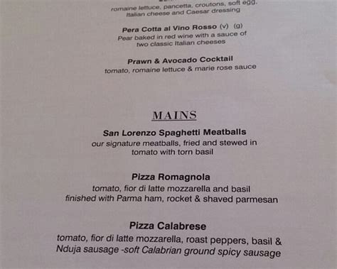 SAN LORENZO, Warrington - Menu, Prices & Restaurant Reviews - Tripadvisor