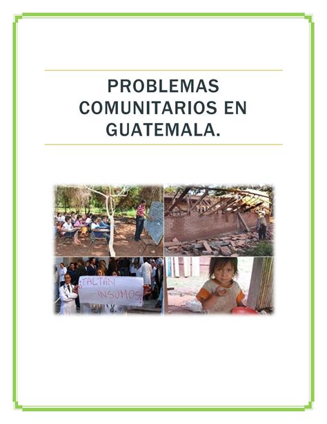 Desafíos del análisis comunitario