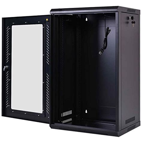 Buy Safstar 15U Wall Network Server Data Cabinet Enclosure Rack Glass ...