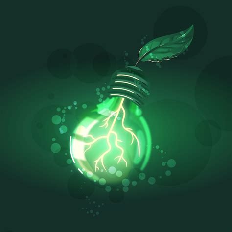 Technological ecology concept | Free Vector