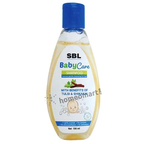 Tearless Baby Shampoo with Tulsi & Shikakai | SBL Gentle Hair Care ...