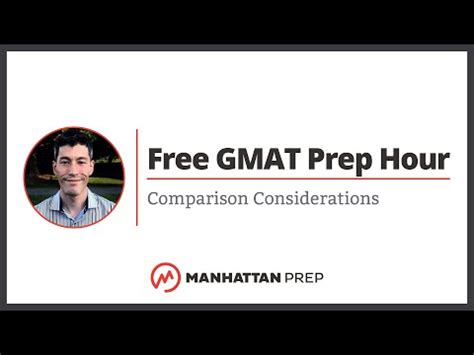Comparison Considerations Video Lecture - GMAT