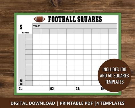Printable Squares