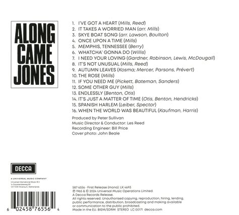 Tom Jones: Along Came Jones (CD) – jpc.de