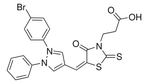 3-((5E)-5-{[2-(4-BROMOPHENYL)-1-PHENYL-1H-2LAMBDA(5)-PYRAZOL-4-YL ...