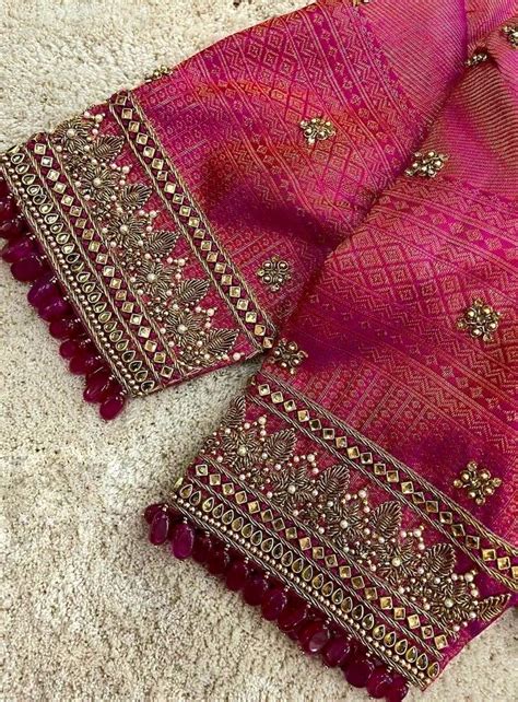 15 Embroidery Saree Blouse Designs to Try | Saree Blouse Embroidery