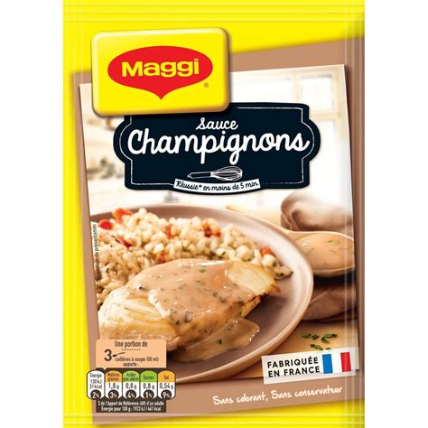 MAGGI Maggi Sauce champignons déshydratée ss conservateur,en sachet 27 ...